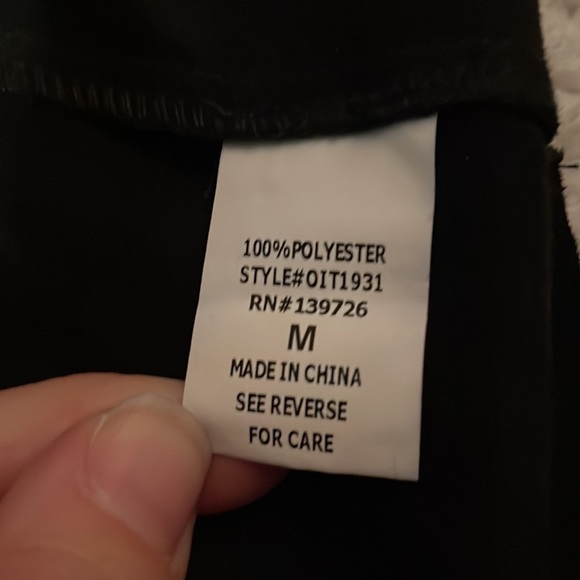 NWT Vintage Havana fringe black suede like vest - Picture 7 of 8